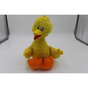 2012 Sesame Street Big Bird Plush Gund 14” Stuffed Beanie Plush Doll Retired